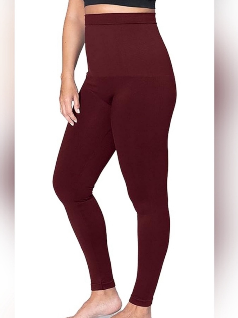 Shapermint 🆕 Leggings Burgundy Shapewear Leggings *never worn NWOT Size 2x